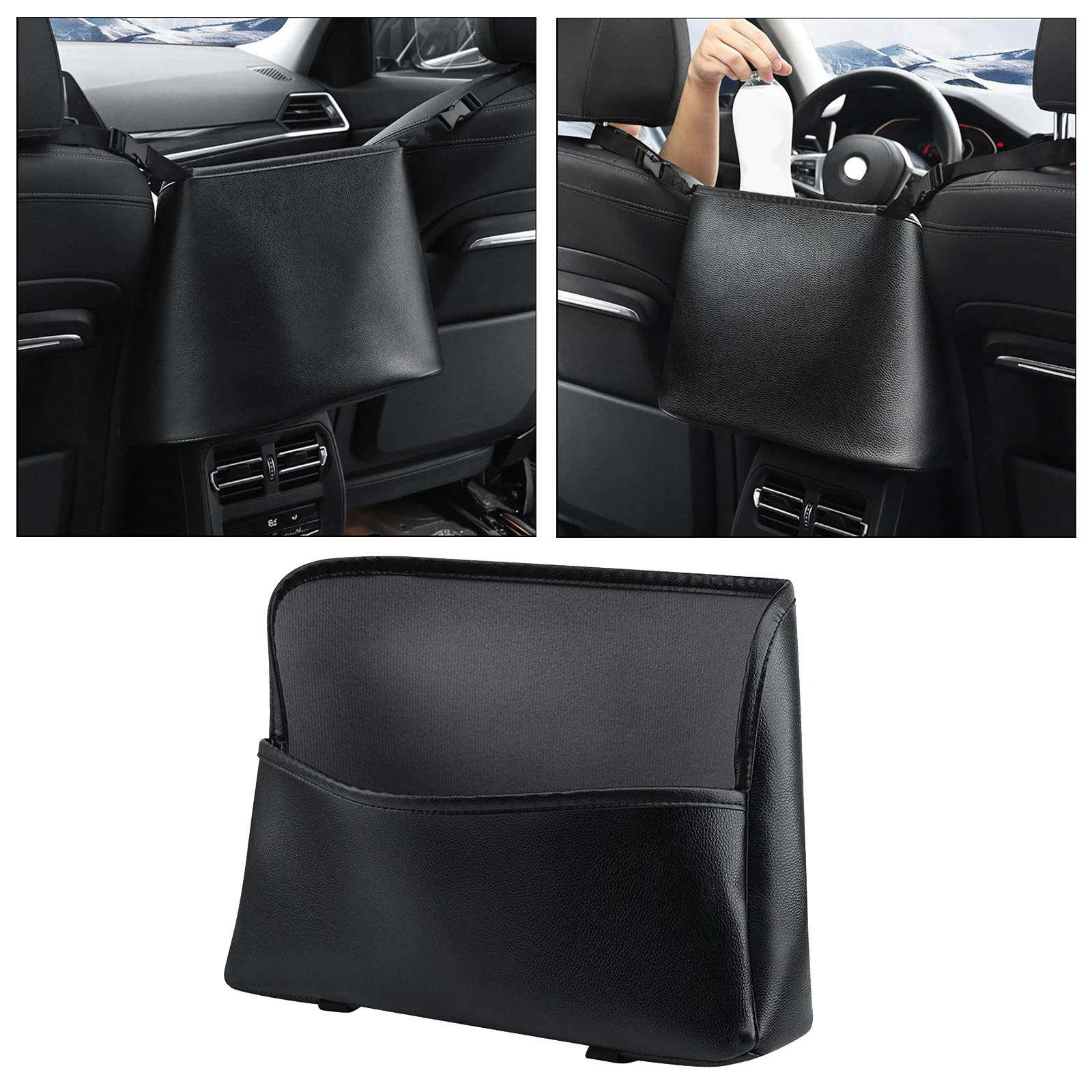 

Автомобильный кожаный подвесной чехол, Барьерный держатель на спинку сиденья, органайзер для хранения салфеток