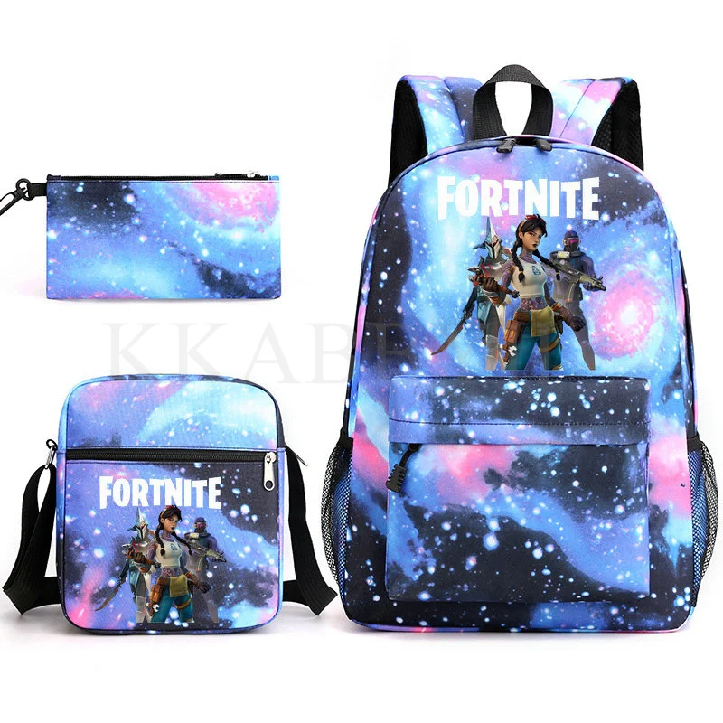 Фото Рюкзак Fortnites для мужчин и женщин, дорожная сумка для студентов и подростков, для девочек и мальчиков №2