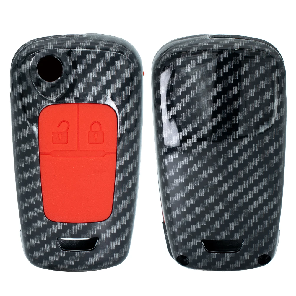 Брелок для дистанционного ключа в стиле углеродного волокна оболочка чехол Opel