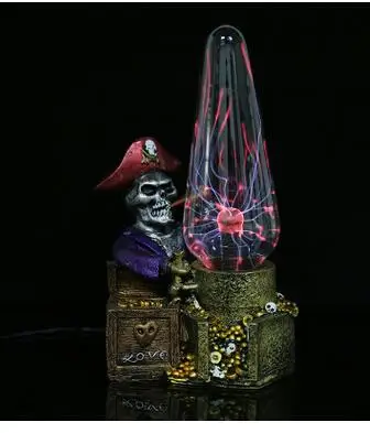 

2PC Exquisite gift crafts pirate captain electrostatic magic lamp resin crafts setting piece factory outle