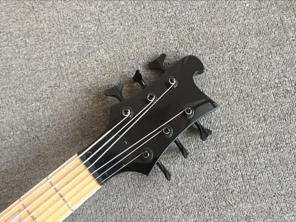 Завод+ рикенбэк на заказ 6 струн 4003 бас гитара черный бас-гитара rickenbacker 6 струн 4003 fireglo бас