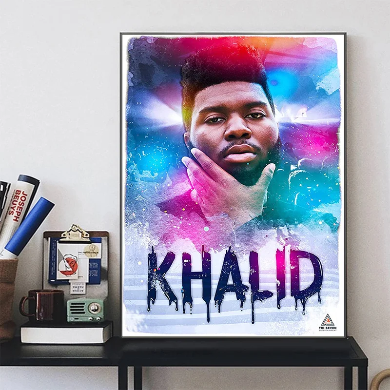 

777 Sanqi Entertainment Khalid Street Art Dream Posters and Prints Abstract Graffiti Art Mural Art Picture Home Decoration