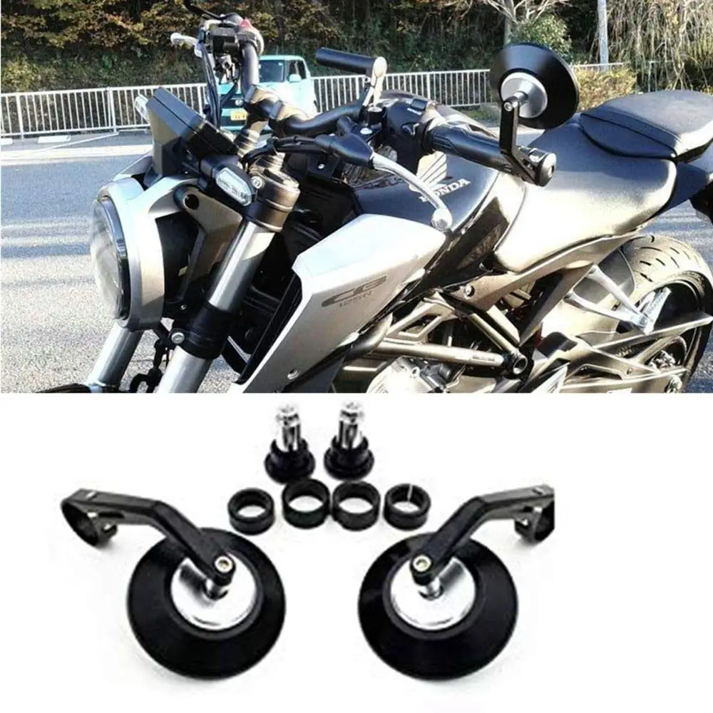 Универсальные зеркала на руль 7/8 дюйма 22 мм для Yamaha BMW Ducati Honda Kawasaki Suzuki | Автомобили