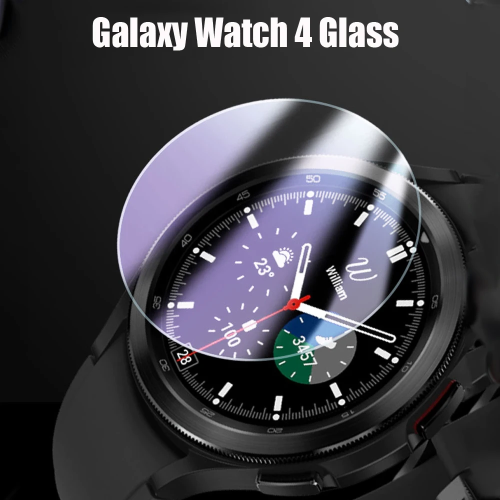 

Tempered Glass For Samsung Galaxy Watch 4 44mm 40mm Watch4 Classic 46mm 42mm Accessorie HD Clear Hydraulic Film Screen Protector