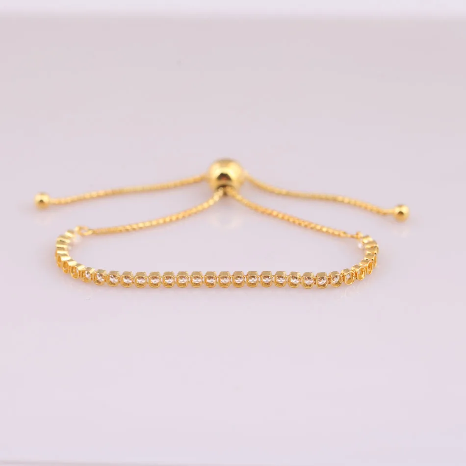 

S925 Strand Bracelet for Women Adjust Bracelet Bangle Shine Round Clasp fit Lady Jewelry