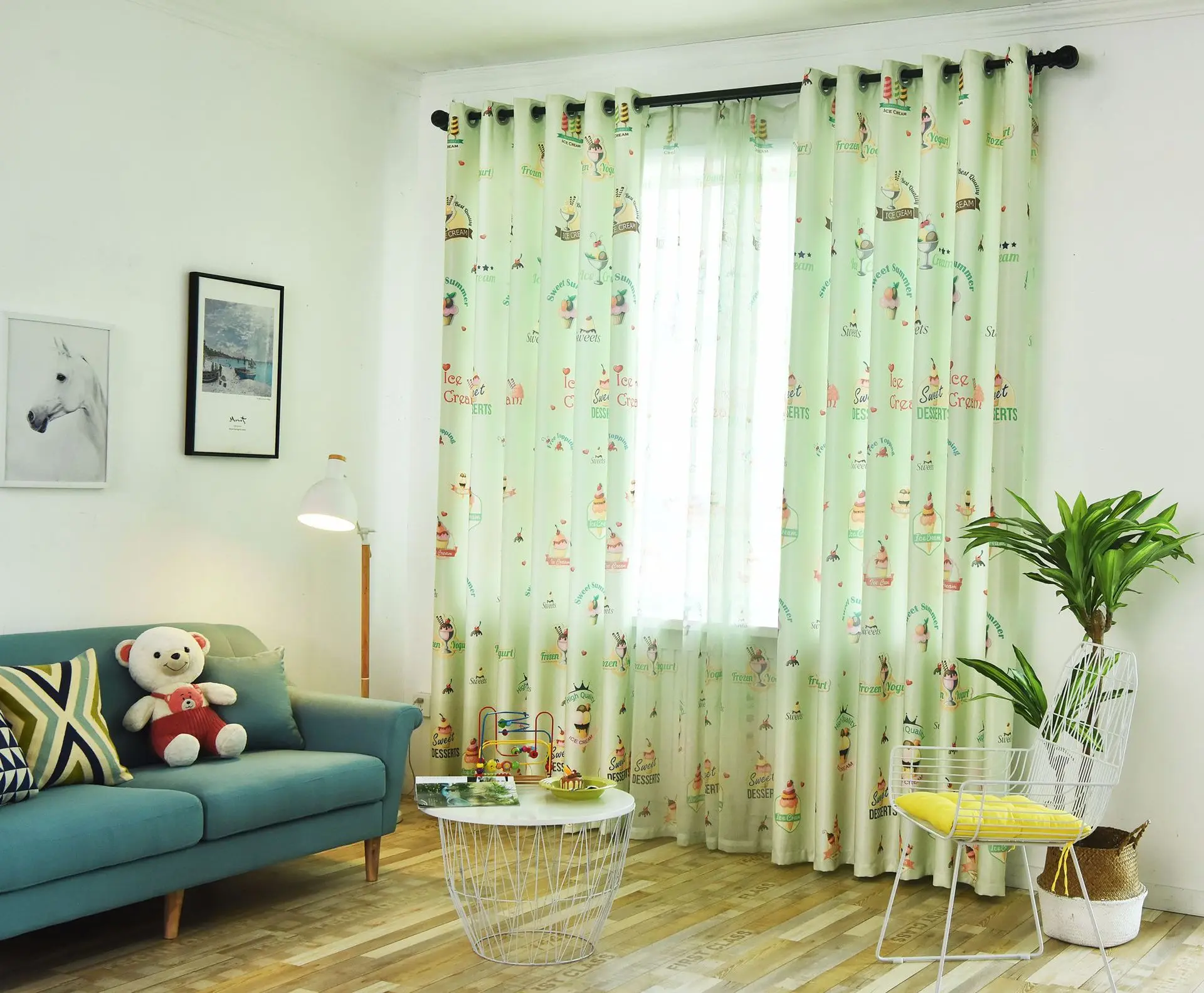 Современный простой японский и корейский мультфильм цифровой мороженое для