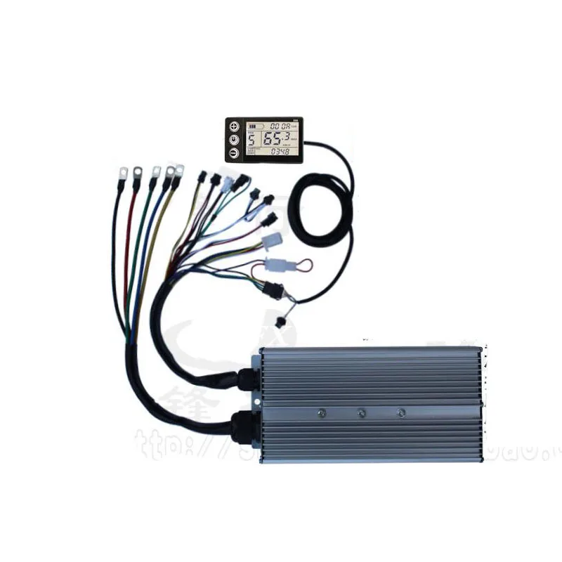 

High Power Controller Kits 1500W 2000W 2500W 3000W DC Brushless Controller with LCD Display for E-Bike, Electric Motorcycle