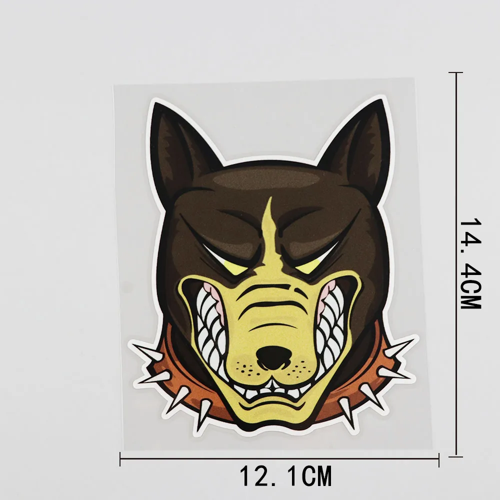 YJZT 12 1 см * 14 4 яростное животное Doberman Pinscher Автомобильная наклейка из ПВХ 12A-0067 |