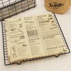 25 шт. антипригарная вощеная бумага для сэндвичей, смазка, бумага для пищевых продуктов, оберточная бумага для хлеба, гамбургеров, картошки фри, масляная бумага, инструменты для выпечки, кондитерские изделия