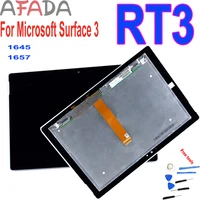 aaa lcd replacement for microsoft surface 3 rt3 rt 1645 10 8 lcd display touch screen assembly surface rt3 1657 lcd