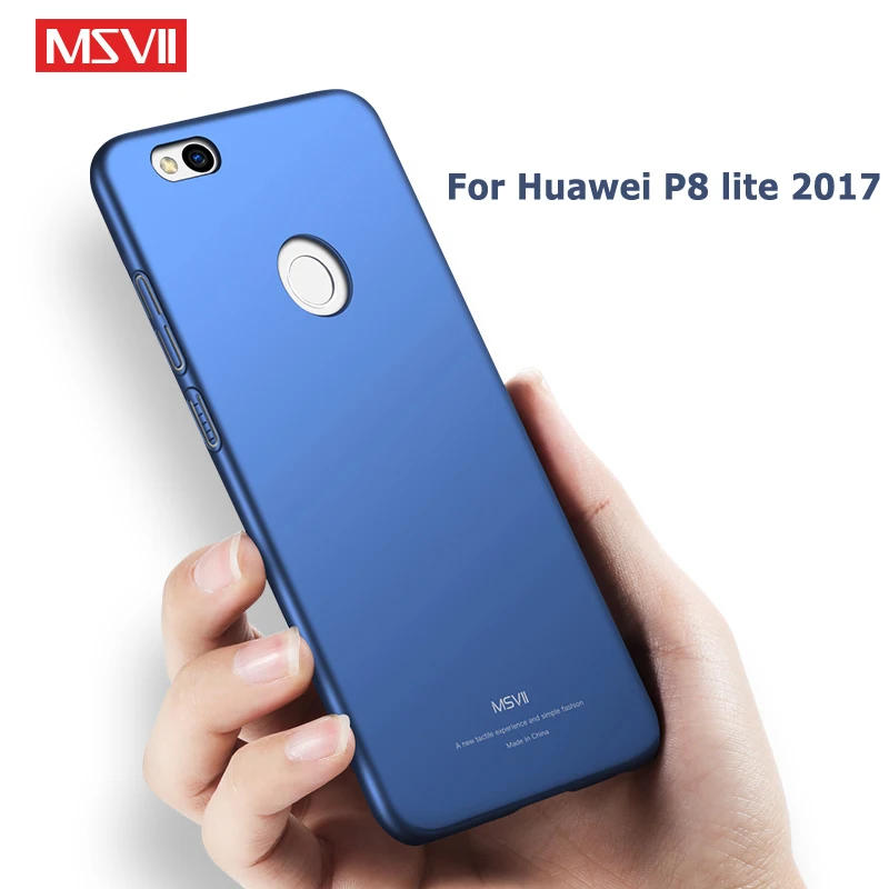 P8 Lite 2017 чехол Msvii тонкий матовый для Huawei P9 Жесткий ПК Honor 8 чехлы телефонов|coque 5|p8