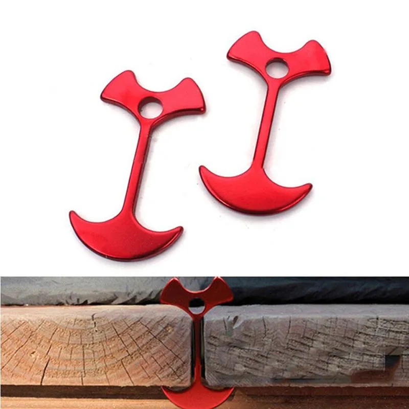 

10pcs aluminum alloy board clip camping tent canopy accessories umbrella rope fixed buckle fishbone nail wind rope buckle