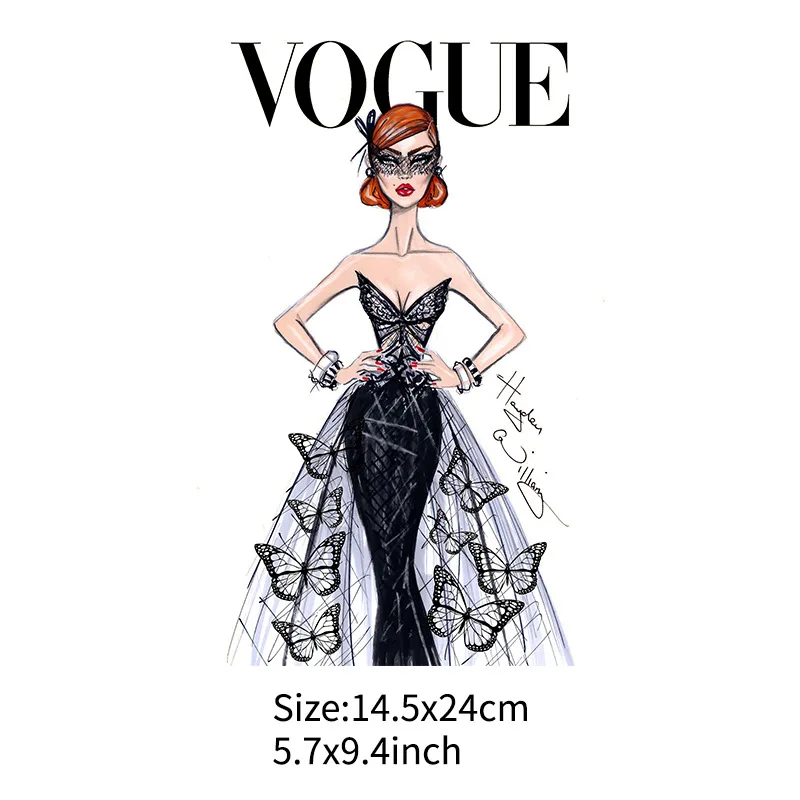 Виниловые наклейки модные с теплопередачей железными заплатками для одежды