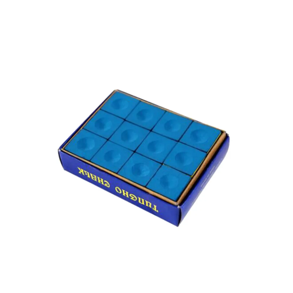 

2pcs Cubes Pool Cue Chalk Portable Billiard Accessories Supplies (Color randomised