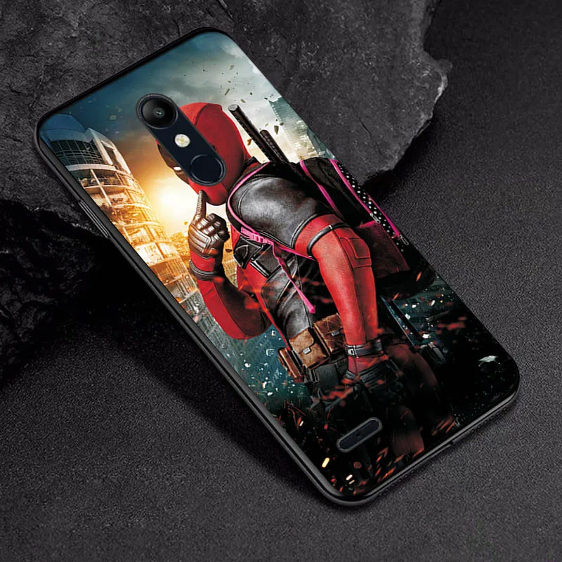 Cute Fashion Phone Case For LG K8 K7 K4 Black TPU Back Cover For LG K8 K10 K40 Case Bumper For LG K12 Plus LG X4 - Цвет: TPUBLK522