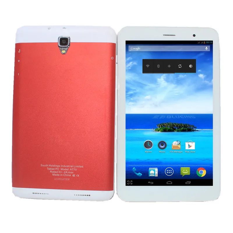 3G планшет 825 Лидер продаж 7 дюймов M77 1 ГБ DDR3 + 8 Гб Andriod 4.1.1 MTK8377 двухъядерный две sim