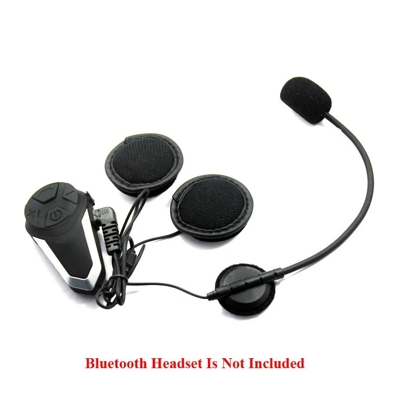 Мини 8 контактный микрофон динамик 2 шт. для мотоциклов Bluetooth переговорное