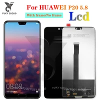 2240x1080 5 8 for huawei p20 lcd display touch screen digitizer assembly eml l29 l22 l09 al00 for huawei p20 lcd with frame