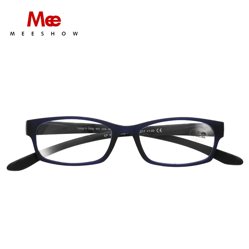 Горячая Распродажа Gafas De Lectura Leesbril европейский размер длинные дужки очки для чтения+ 1,0 до+ 4,0, высокое качество шеи держать подарок gafas - Цвет оправы: Navy Blue