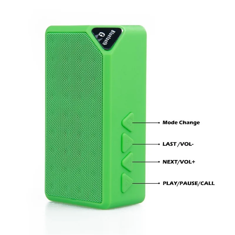 Беспроводная bluetooth колонка стильная TF USB FM Мини Портативная музыкальная звуковая