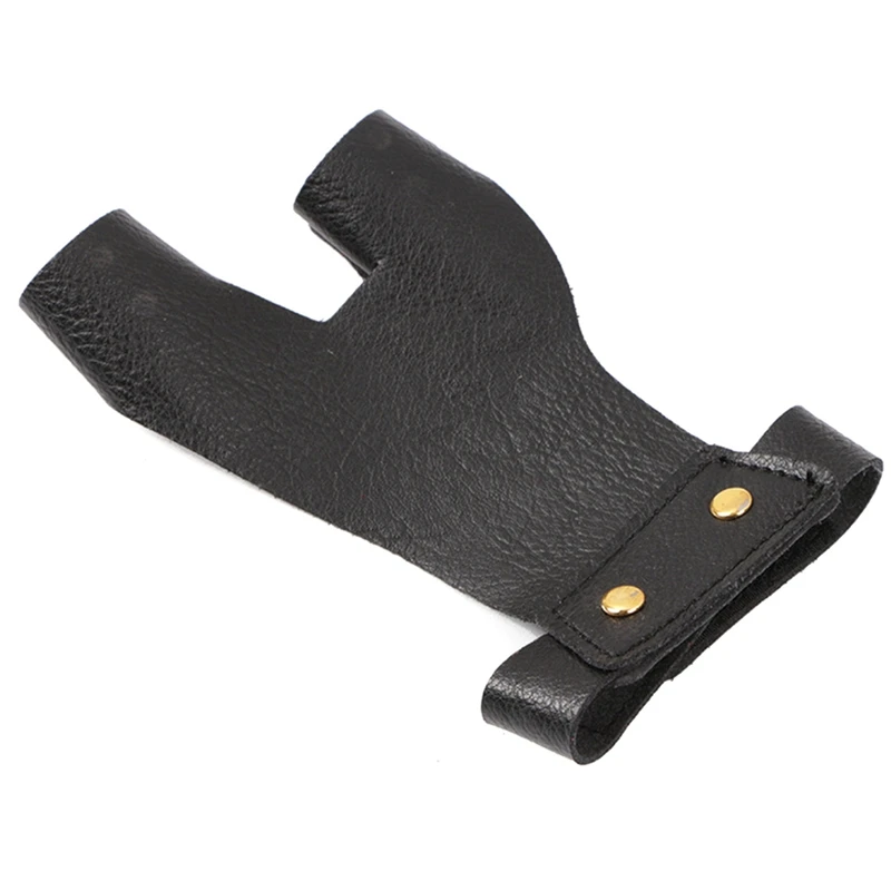 Традиционный Рекурсивный лук и стрелы, аксессуары для стрельбы из искусственной кожи черного цвета