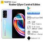 Оригинальный смартфон Realme Q3 Pro Carnival Edition, смартфон с быстрой зарядкой 50 Вт, 6,43 дюйма AMOLED, Гц, мАч, сотовые телефоны Dolby атмосферы 64 мп