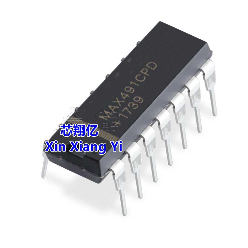 10 шт./лот MAX491CPD MAX491 DIP-14 | Электронные компоненты и принадлежности