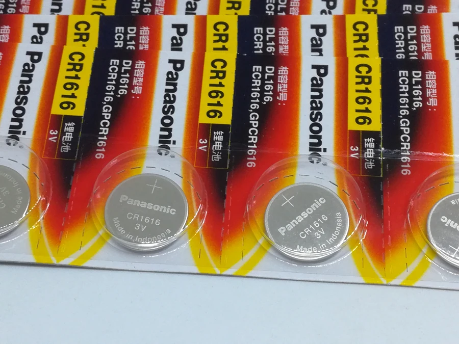 200pcs/lot New Original Battery For Panasonic CR1616 Button Cell Coin Batteries CR 1616 3V Lithium DL1616 ECR1616 LM1616 | Электроника