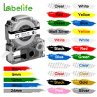 Этикетки Labelife SS12KW LC-4WBN 12 мм, совместимые с EPSON Label Maker LW-300 LW-400 LW-600P, ленты для этикеток ST12KW, 1 шт.