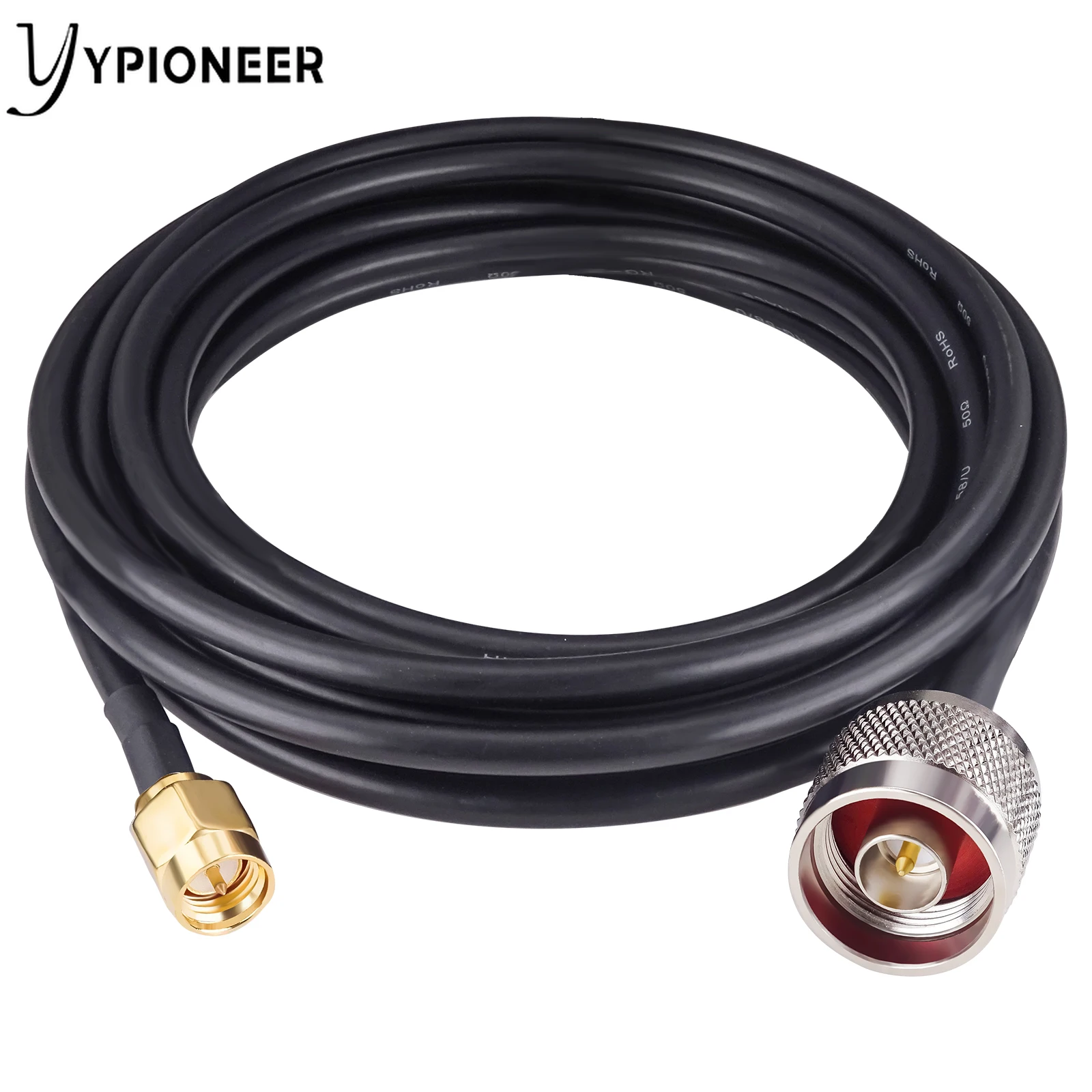 YPioneer T10006 Low Loss Coaxial RG58 Extension Cable N Male to SMA Male Coax Wire for 3G/4G/5G/LTE/ADS-B/Ham/GPS/WiFi/RF Radio