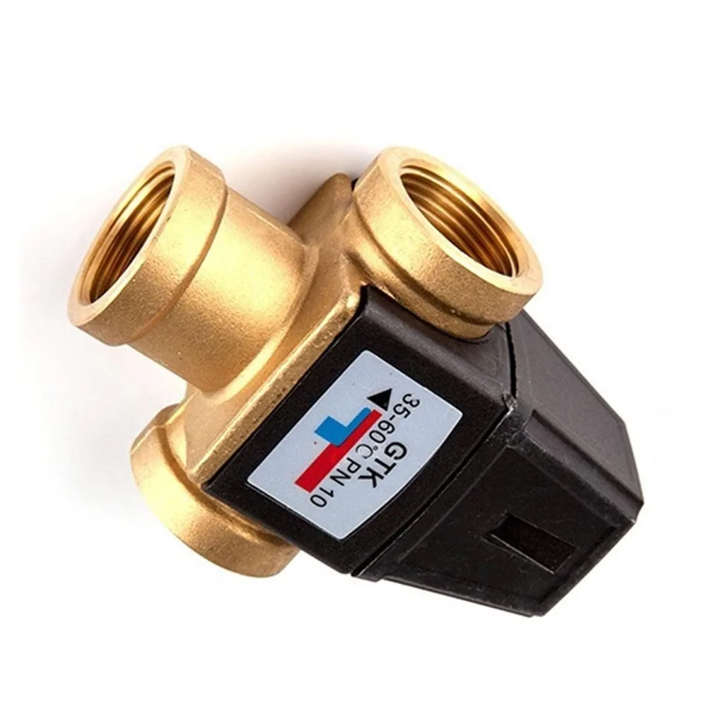 3-сторонний латунный термостатический смесительный клапан DN25 с внутренней
