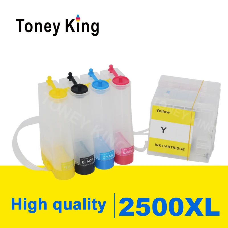 

Toney King PGI-2500 CISS Ink Supply System For Canon MAXIFY IB4050 Ib4150 MB5050 MB5150 MB5350 MB5450 Printer