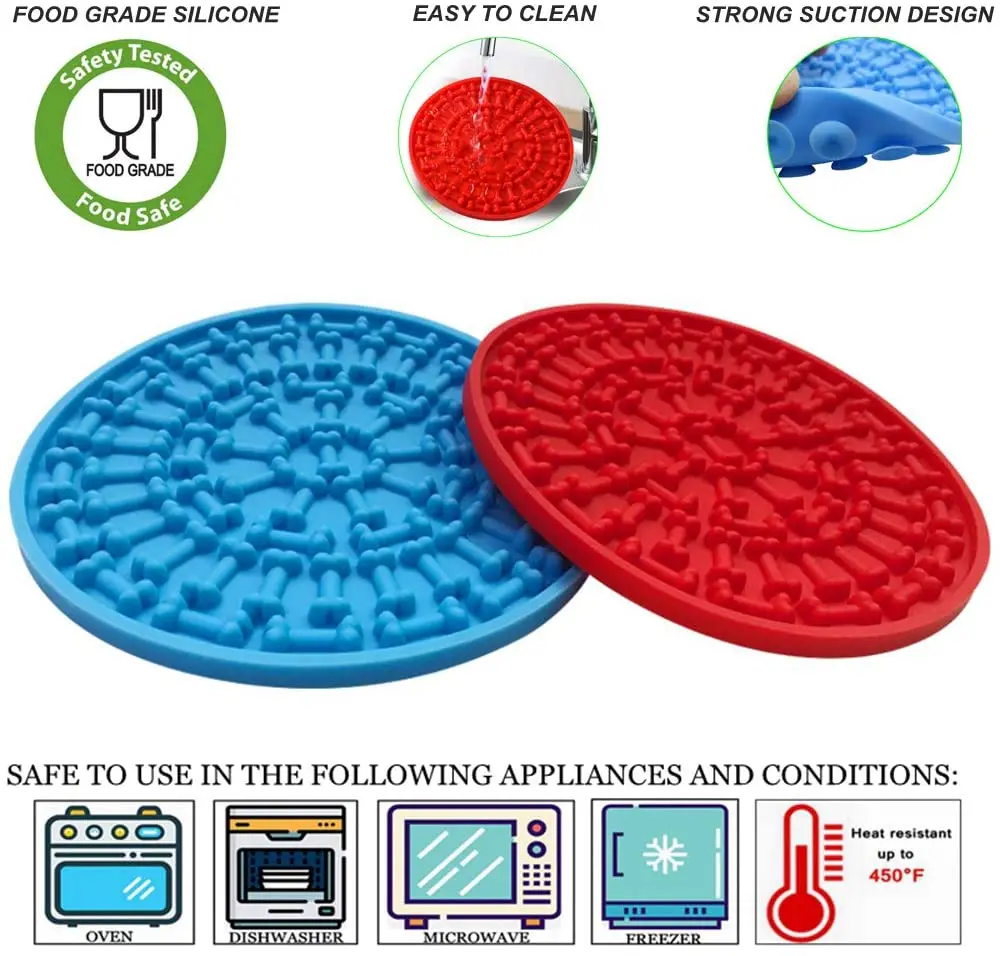 Коврик для собаки снятия стресса коврик с арахисовым маслом медленным