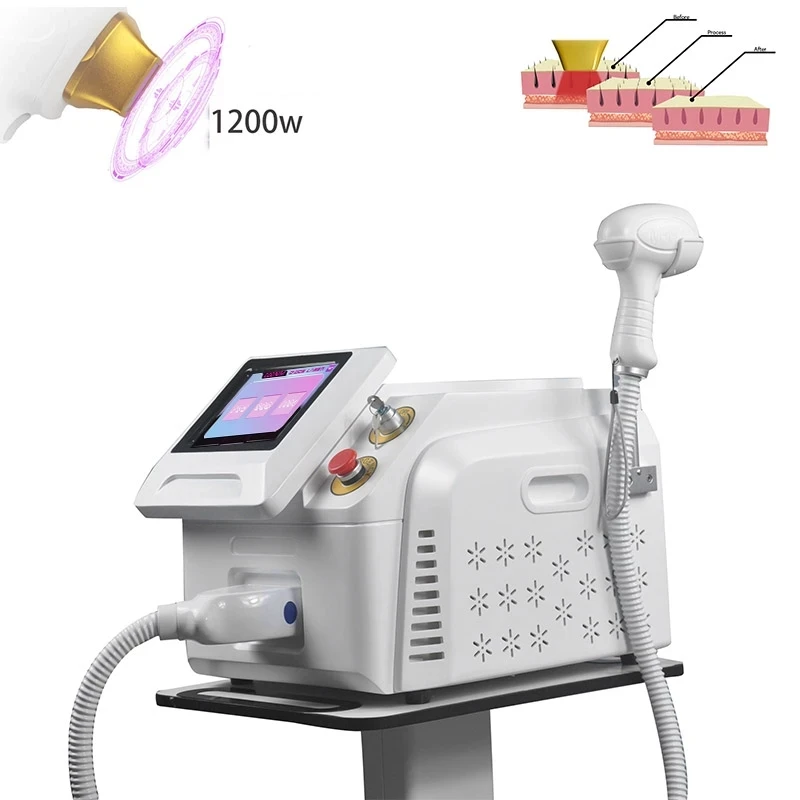 

Big Power Platinum 1000W Permanent Hair Removal Diode Laser 755 808 1064nm three wavelength Diode alexandra Laser