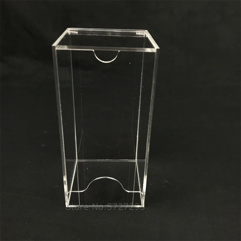 single pocket acrylic tea bag dispenser clear coffee tea bag storage box holder home container for kitchen cabinets 9090180mm free global shipping