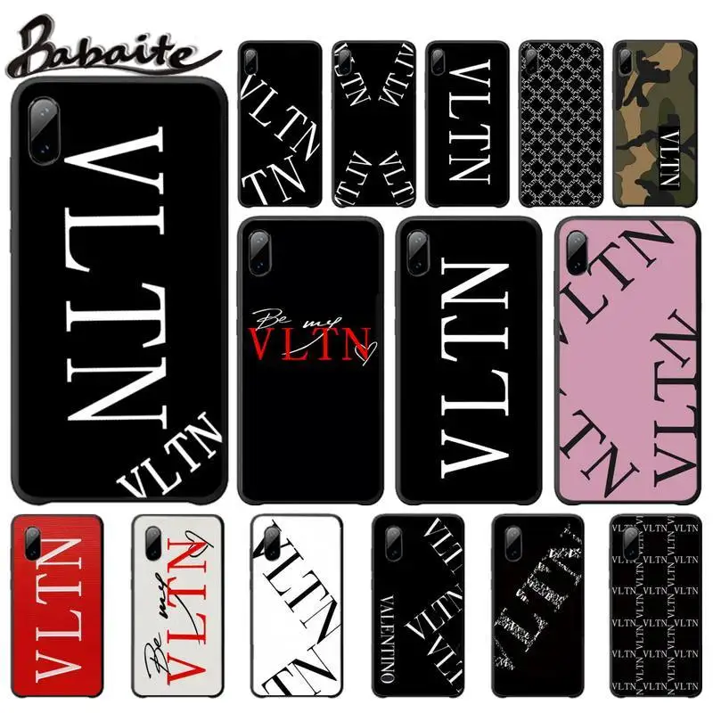 Babaite роскошный фирменный итальянский чехол VLTN для Iphone Se2 7 8 Plus X Xs Max Xr 11 Pro мобильный
