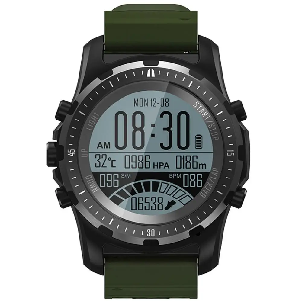 GPS фитнес трекер альтиметр барометр термометр Монитор Сердечного Ритма плавание