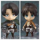 Фигурки героев аниме Атака Титанов, Levi Ackerman #390, Эрен джегер #375, ПВХ экшн-фигурка, Juguetes, игрушки на Рождество, куклы, игрушки, игрушки