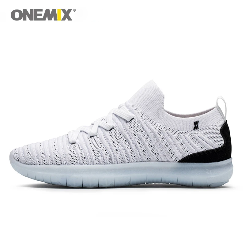 

ONEMIX Men Running Shoes Outdoor Walking Jogging Sneakers Lace Up Mesh Athletic Shoes soft Fast Women Sport Shoes Free Shipping