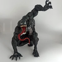 venom figure 14 scale painted figure squatting battle version statue venom action figure toy 34cm