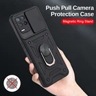 Чехол Realmi 8 для телефона, защитный чехол для фотоаппарата Slide Push для Realme Narzo 30 5G, Обложка для Narzo30 5G RMX3242 6,5'