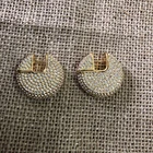 Новые золотые круглые ювелирные изделия из латуни в виде полумесяца для женщин
