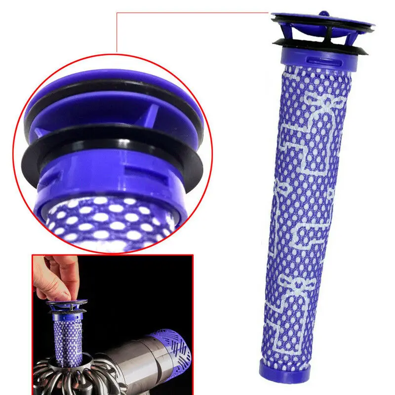 Vacuum Cleaner accessories Parts Pre Motor Washable HEPA Filter Head for Dyson v6 v7 v8 dc62 DC61 DC58 DC59 DC74 | Дом и сад