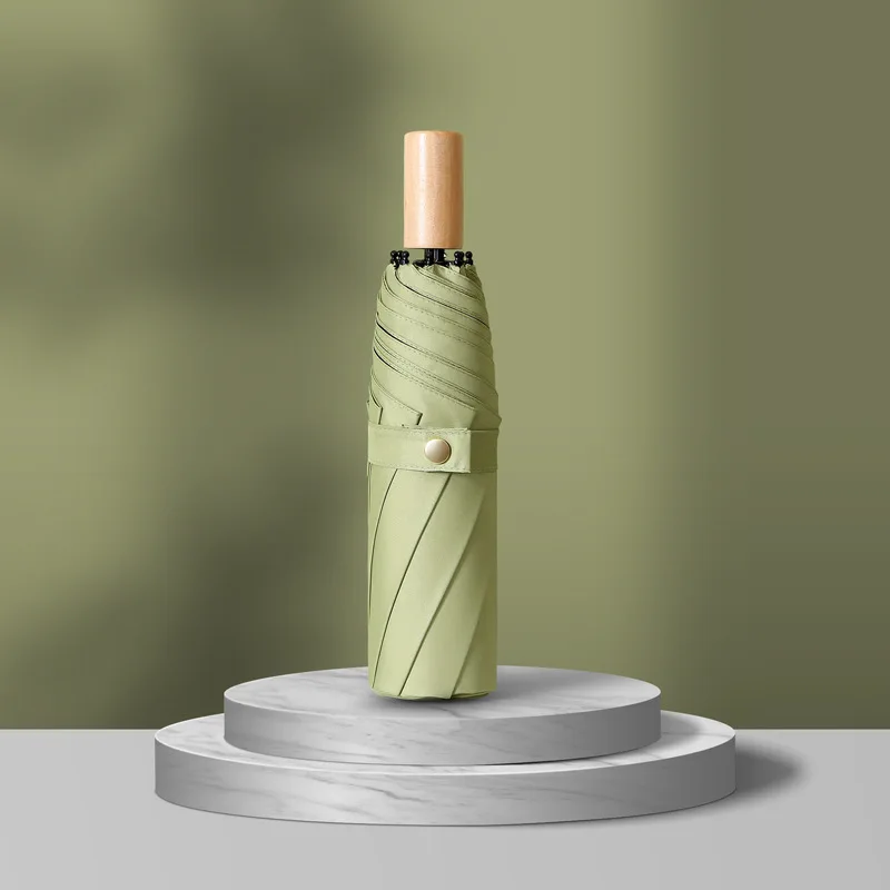 Зонт-тройка с деревянной ручкой | Дом и сад