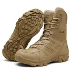 Боевые военные мужские ботинки, мужские высокие кроссовки, женская обувь на платформе, роскошная Рабочая защитная обувь, мужские тактические ботинки для походов 688