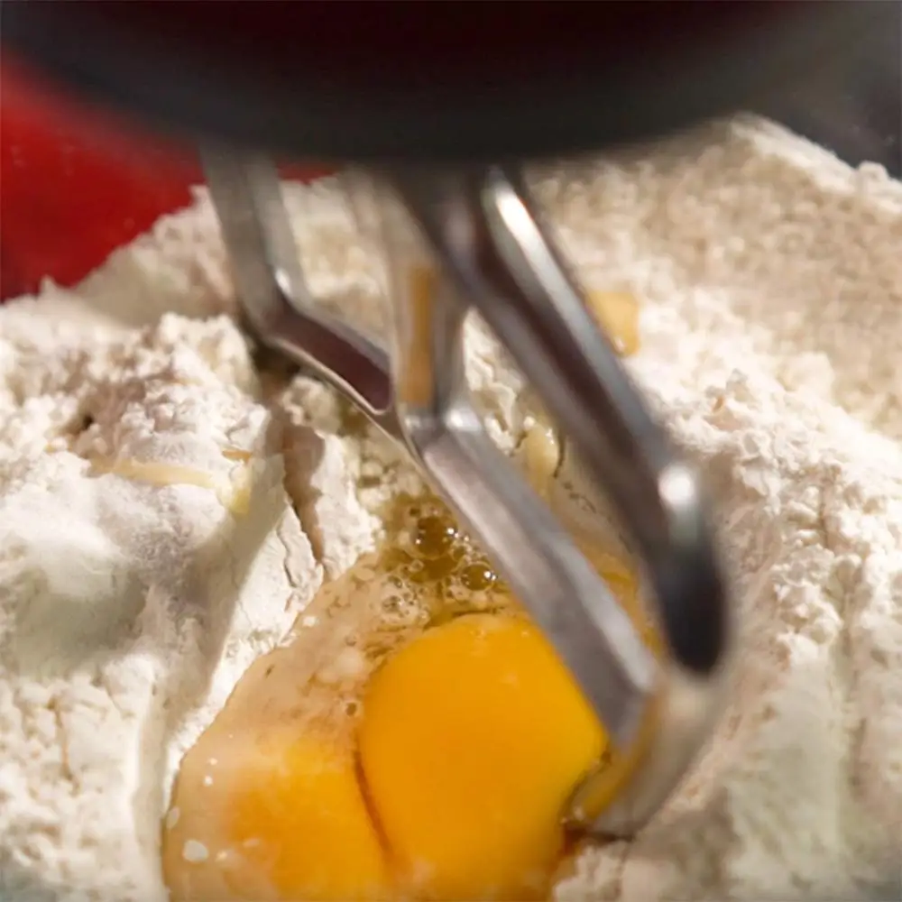 Плоский миксер LEDACE из полированной нержавеющей стали для KitchenAid 5Q с наклонной