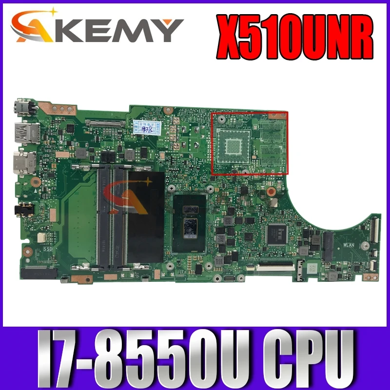 Материнская плата Akemy X510UNR для ноутбука ASUS x510остаар X510UA X510UQ X510UR X510U S5100UA S5100U