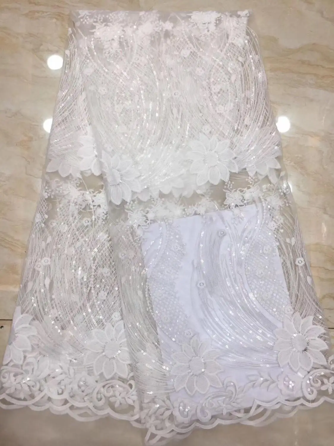 Кружевная ткань с блестками во французском стиле серый цвет новинка 2019 | Дом и сад