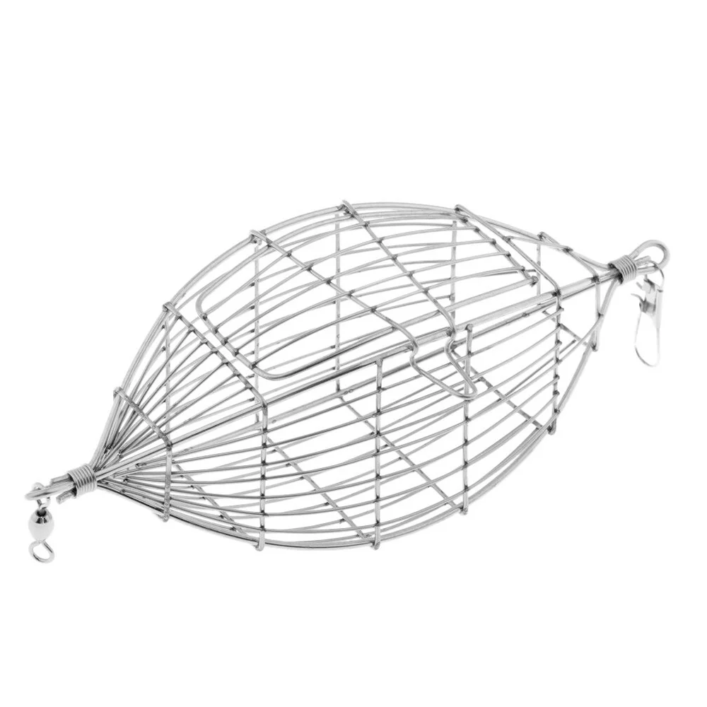 

Nest Bait Cage Olive Type Bait Fishing Pendant Throwing Bait Cage High Quality Practical And Durable
