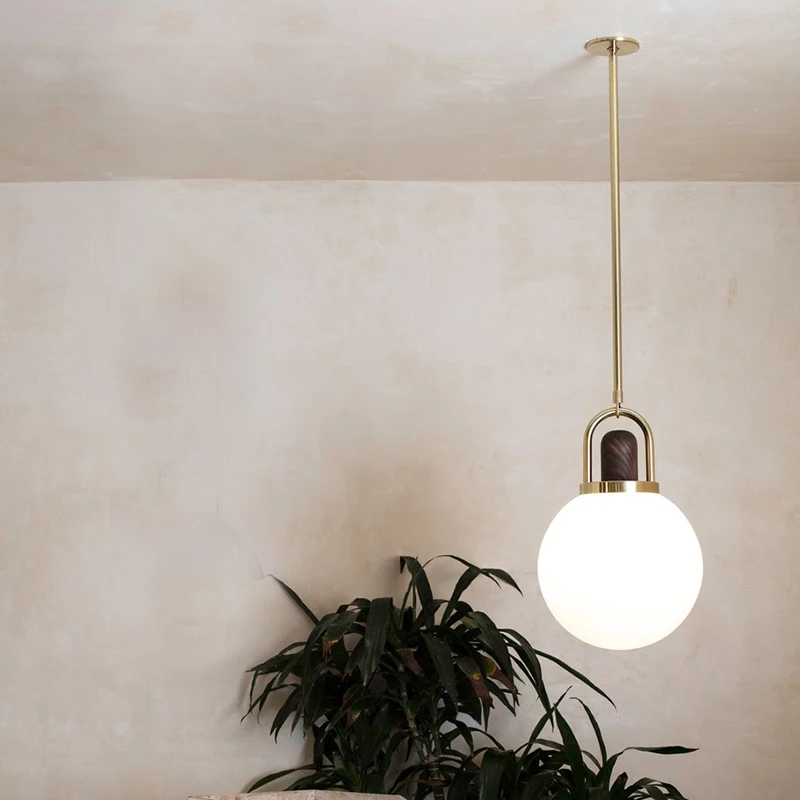 Nordic post-modern art bedside small chandelier personality simple bedroom study restaurant bar living room | Лампы и освещение